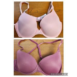 💕PINK SET OF 2 Ware everywhere underwire, lightly padded, 34C